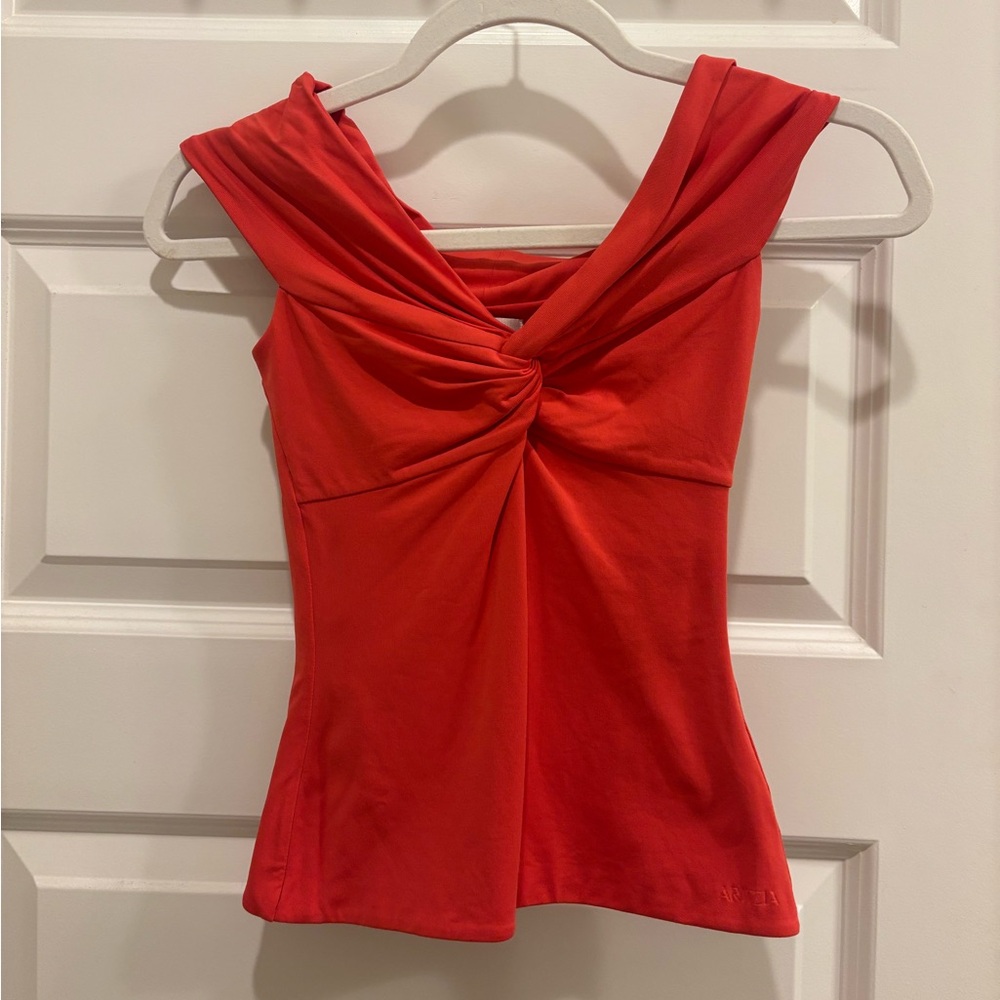 Aritzia Red Contour Top Size XS